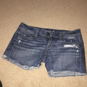 American eagle jean shorts